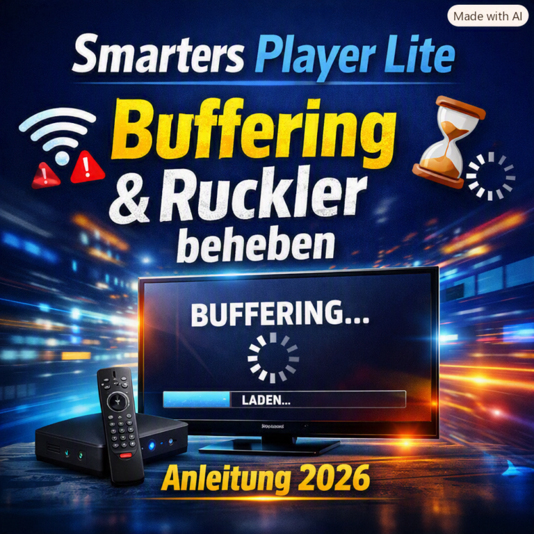Smarters Player Lite: Buffering & Ruckler beheben (Anleitung 2026)